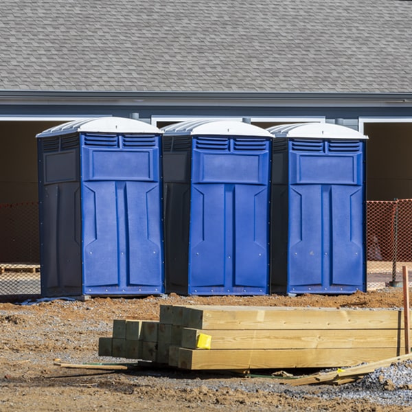 what is the expected delivery and pickup timeframe for the porta potties in Galatia